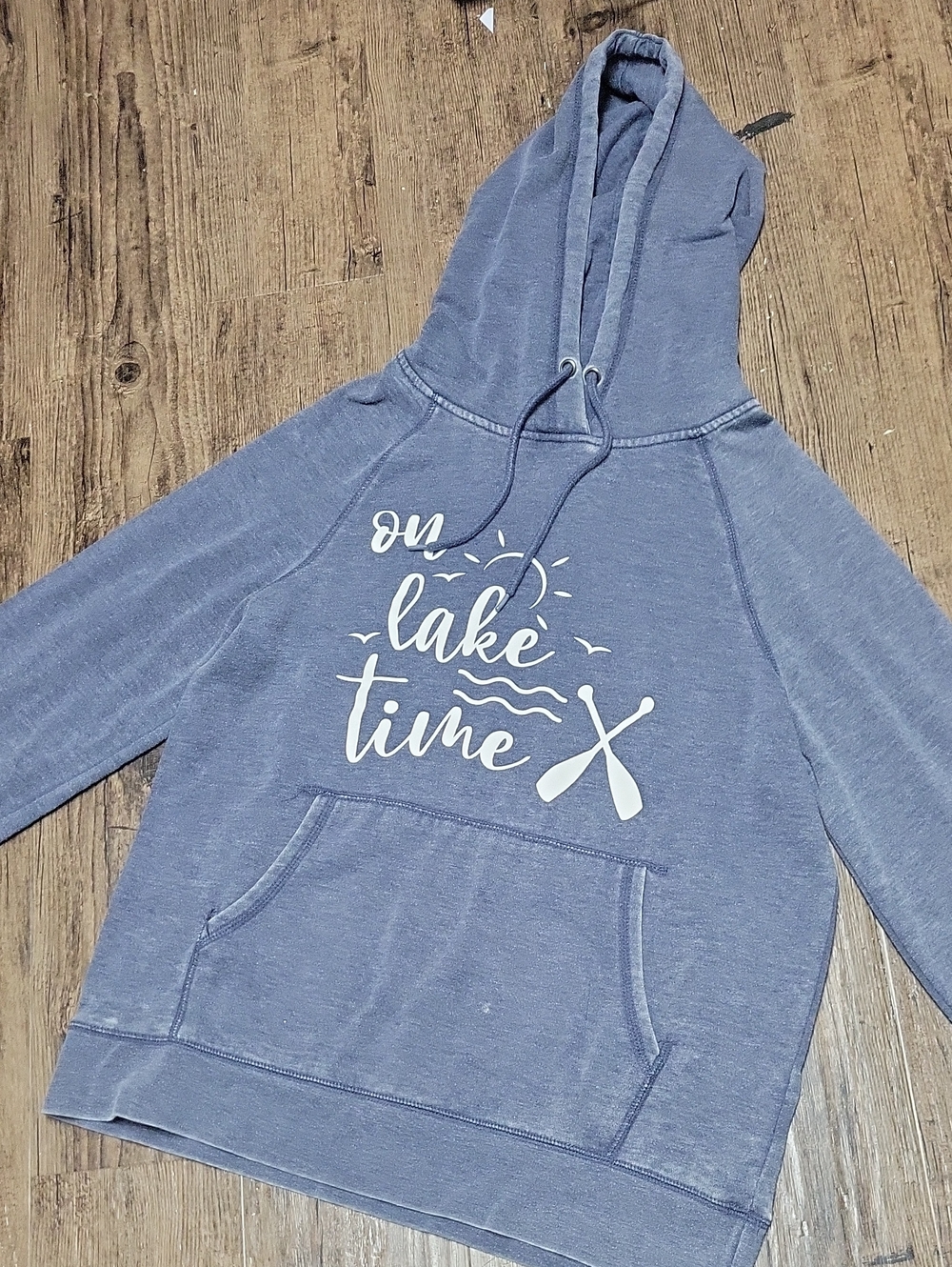 Warehouse One Heather Blue Hoodie